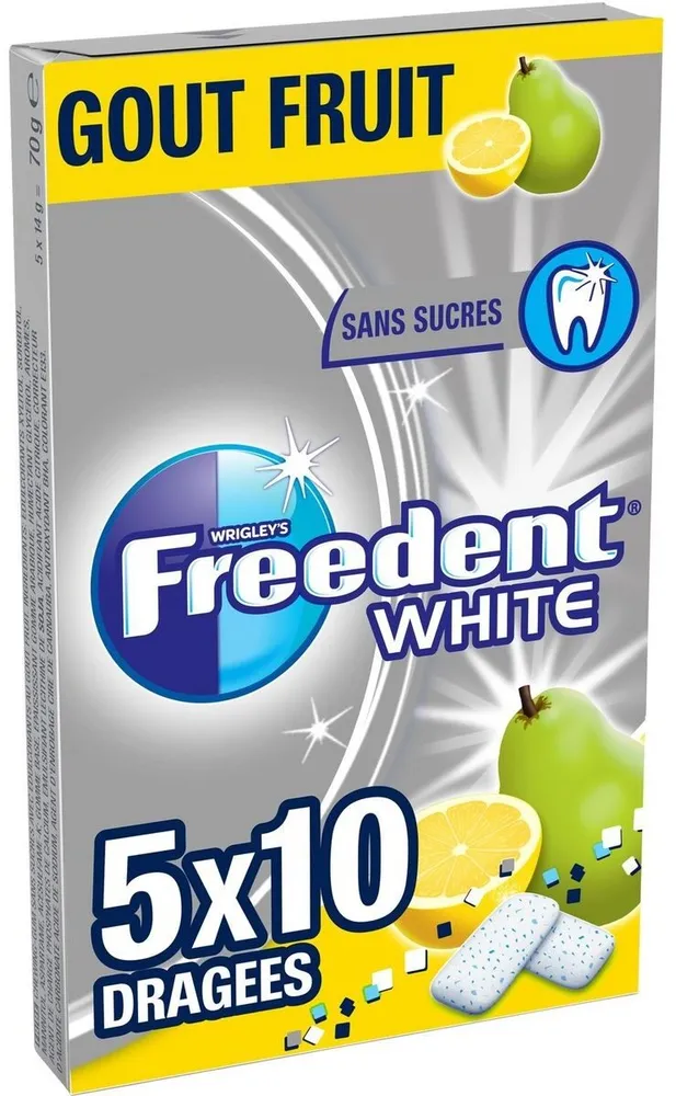 Freedent White goût fruit