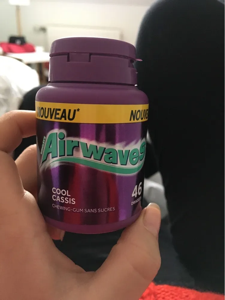 COOL CASSIS CHEWING-GUM SANS SUCRES