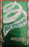 Chewing-gum sans sucres aux goûts menthol et menthe