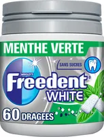 Freedent white menthe verte