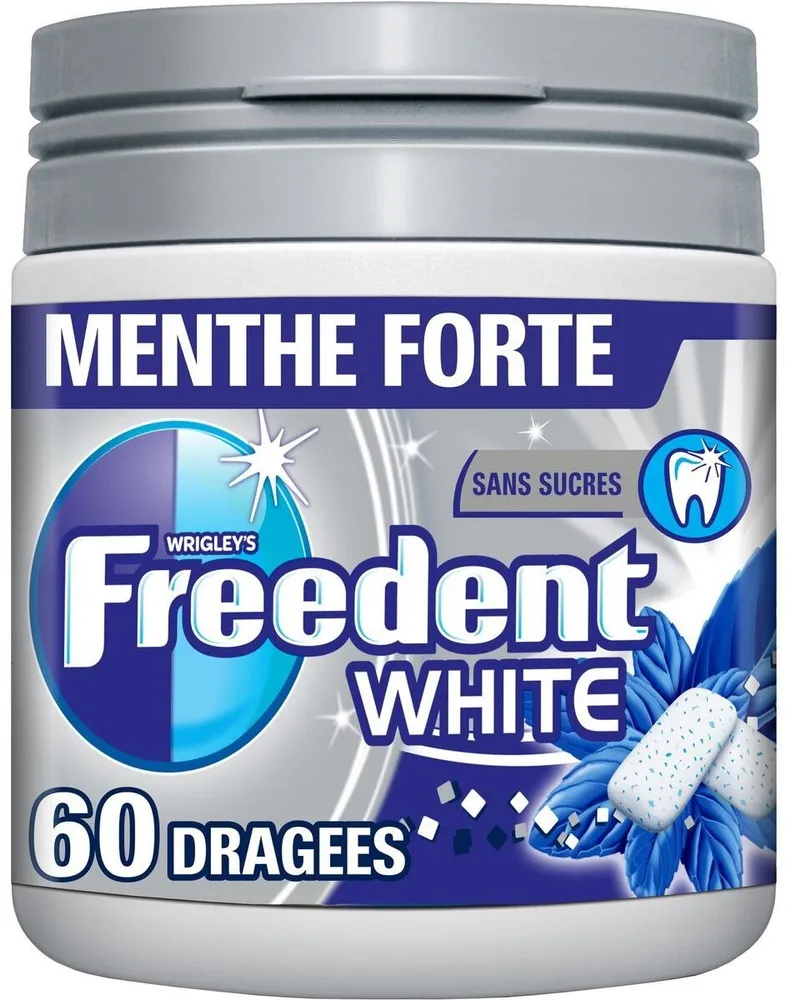 Freedent white menthe forte