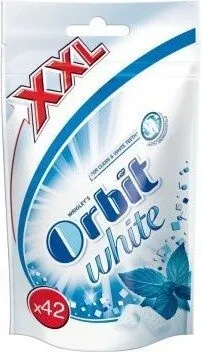 Wrigleys Orbits XXL White Fresh Mint Chewing Gum Without Sugar