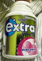 White Bubblemint Chewing Gum Sugar Free Bottle Pieces