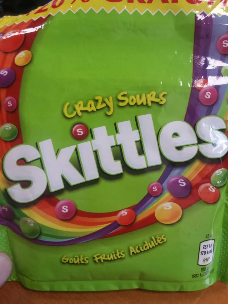Skittles crazy sours