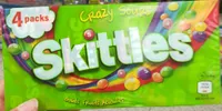 Skittles Goûts Fruits Acidulés