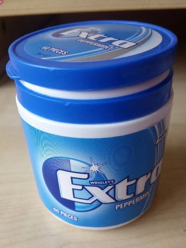 Wrigley's Extra Peppermint Sugarfree Gum 60 Pieces