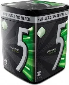 5 Gum Electro Spearmint 35er Dose