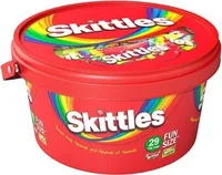 Skittles Tub Fruits And Sours Funsize