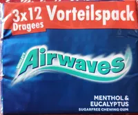 MENTHOL & EUCALYPTUS SUGARFREE CHEWING GUM