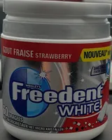 Freedent white goût fraise