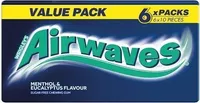 Menthol & Eucalyptus Chewing Gum Sugar Free Multipack 6 x Pieces