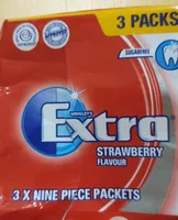 WRIGLEY'S 3 PACKS SUGARFREE extra 3x9 PIECE PACKET