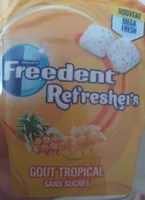 Freedent Refreshers goût tropical