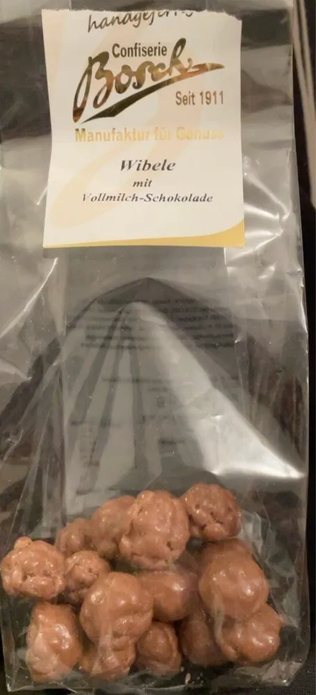 Wibele mit Vollmilch Schokolade