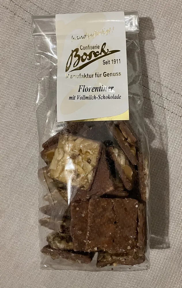Florentiner mit Vollmilch Schokolade