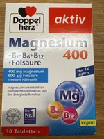 Doppelherz Magnesium 400+B1+B6+B12+Folsäure