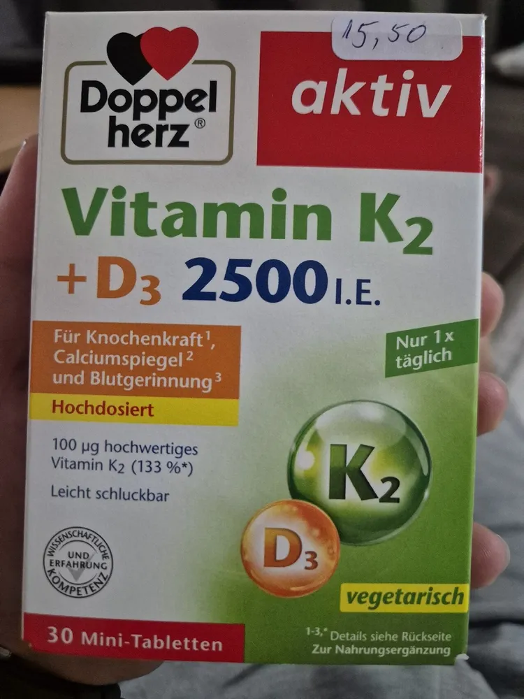 Vitamin K2 + D3 2500 I.e.