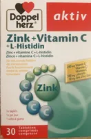 Aktiv zink vitamin c L- Histidin