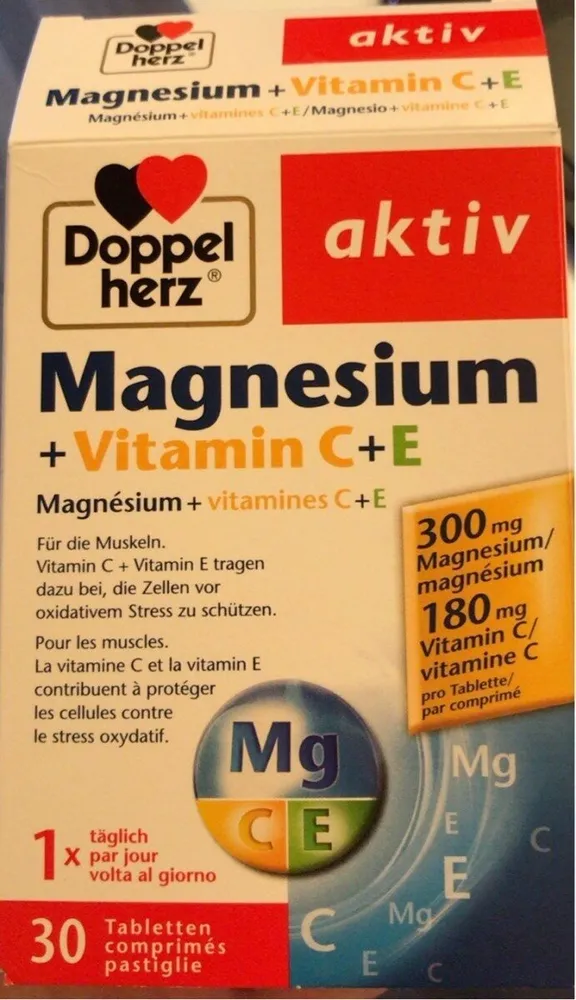 Aktiv magnesium vitamine C+E