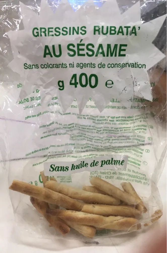 Gressins au sésame