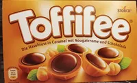 Die Haselnuss in Caramel mit Nougatcreme und Schokolade