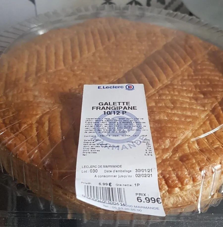 Galette frangipane