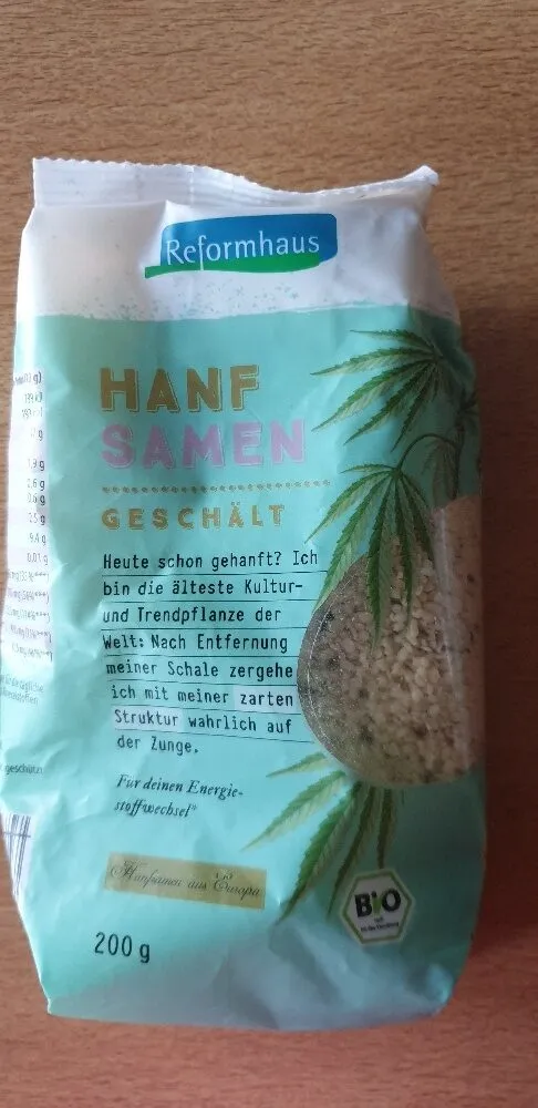 Hanf Samen geschält