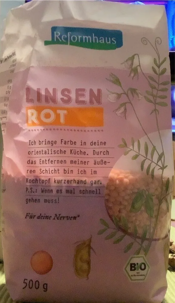 Linsen rot