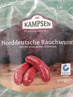 Norddeutsche Rauchwurst, nach Art einer groben Brühwurst