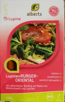Alberts Lupinen Burger oriental