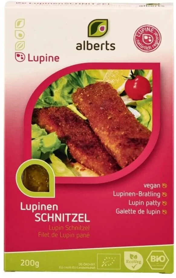 Bio Lupinen Schnitzel