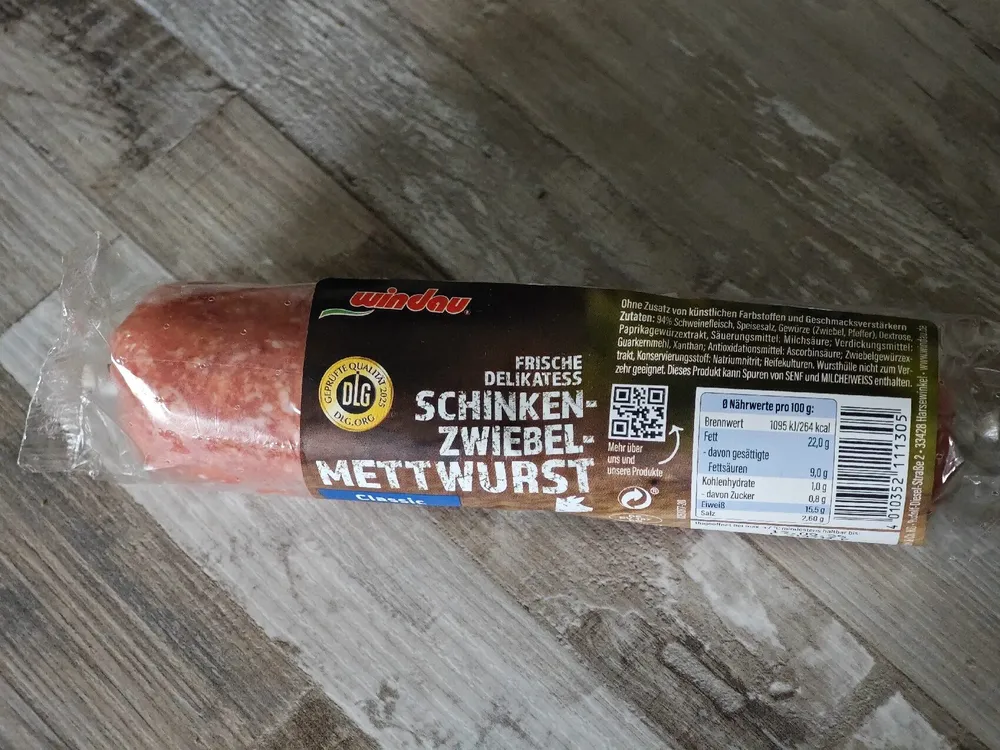 Schinken – Zwiebelmettwurst