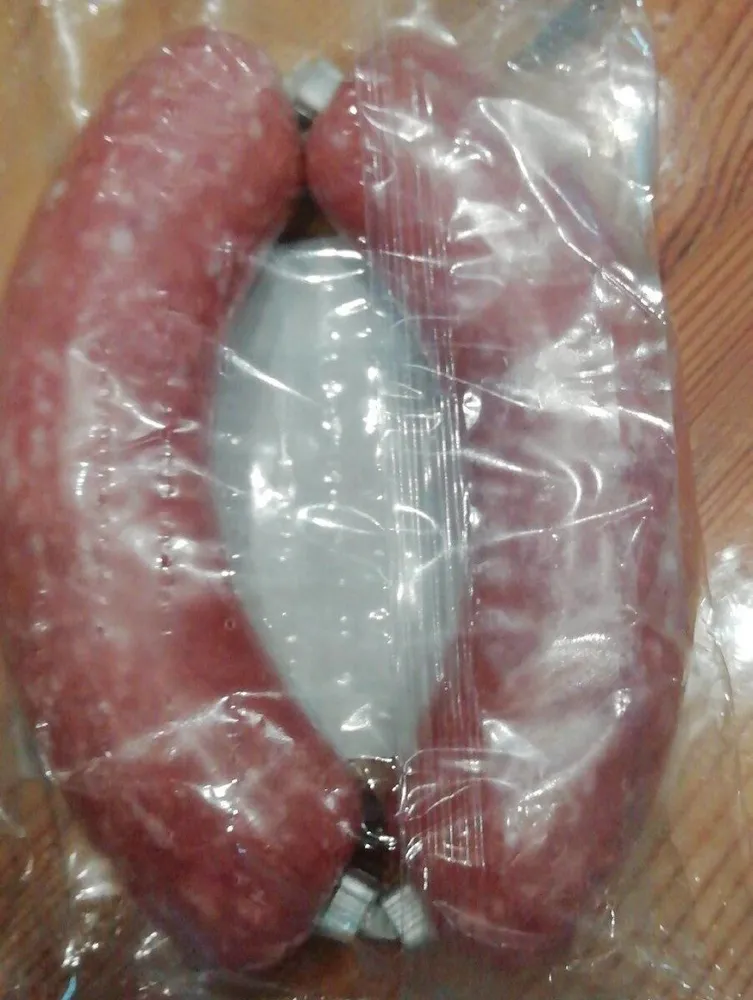 Schinkenzwiebelmettwurst