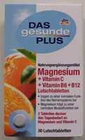 Magnesium + Vitamin C + Vitamin B6 + B12