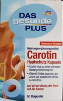 Carotin Hautschutz Kapseln