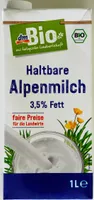 Haltbare Alpenmilch 3,5 % Fett