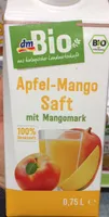 Apfel-Mango Saft mit Mangomark