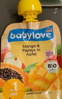 DM Babylove Mango & Papaya In Apfel