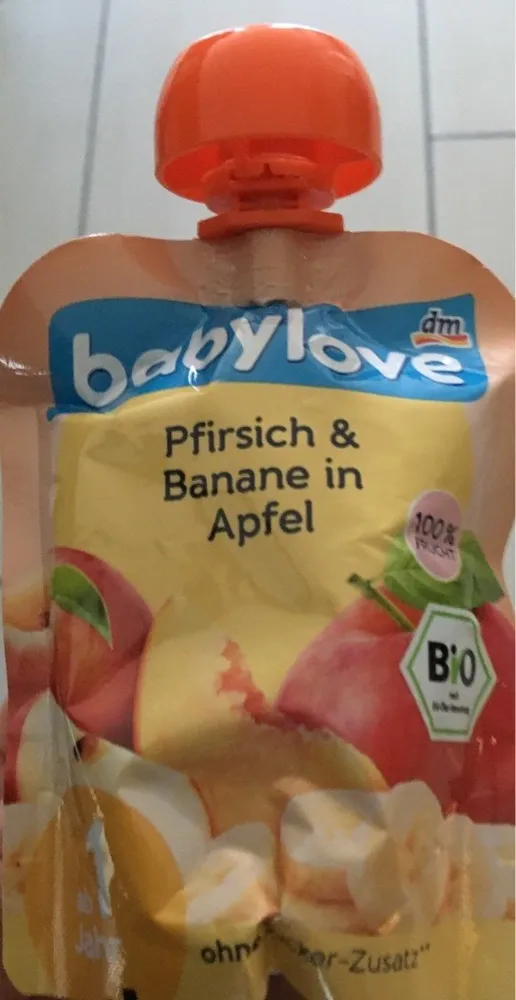 Babylove Pfirsich Und Banane In Apfel