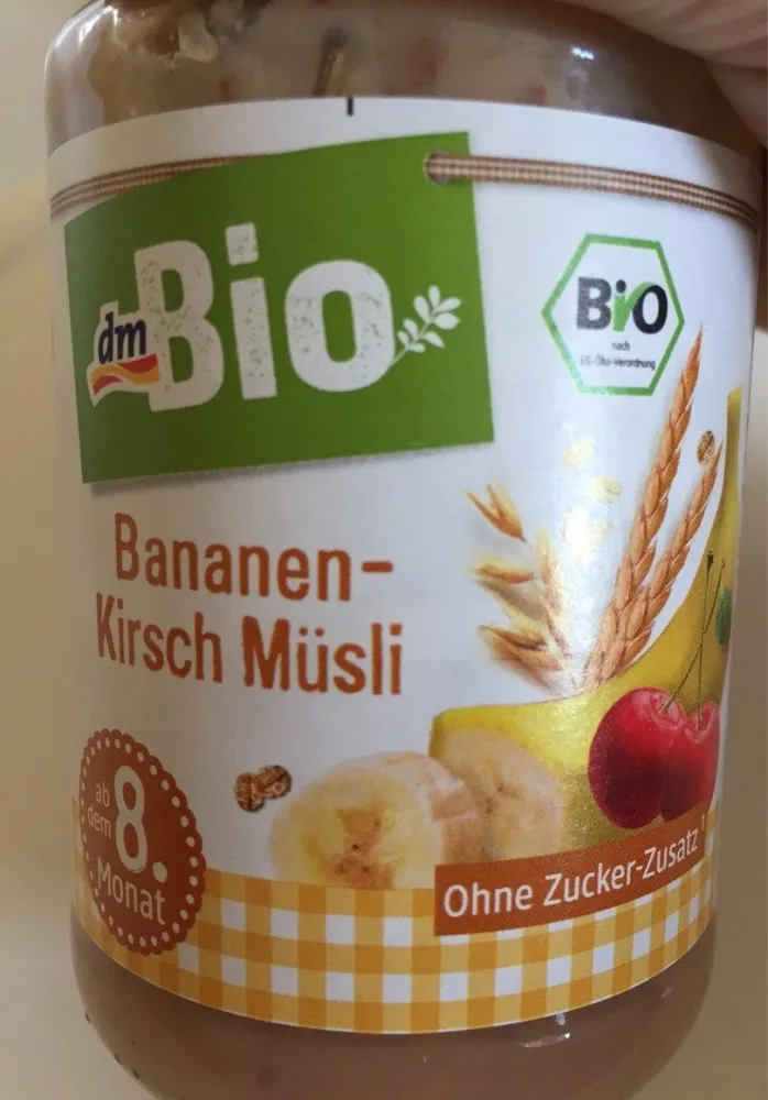 Bananen-kirsch Müsli, Ohne Zucker-zusatz