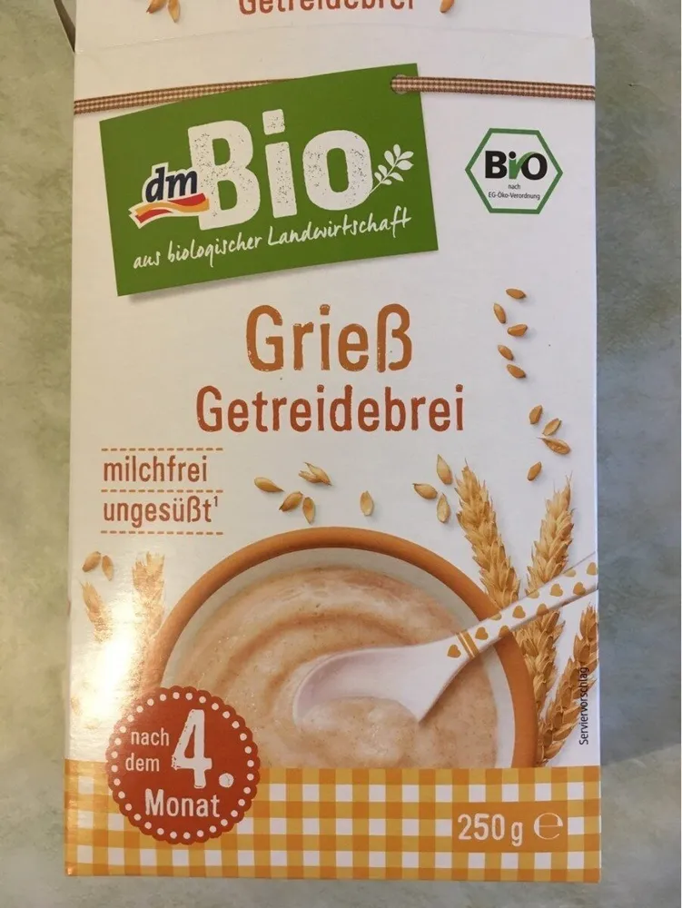 DM Bio Grieß Getreidebrei