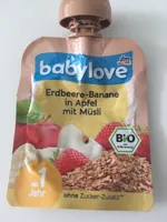 Babylove Erdbeere banane In Apfel Mit Müsli