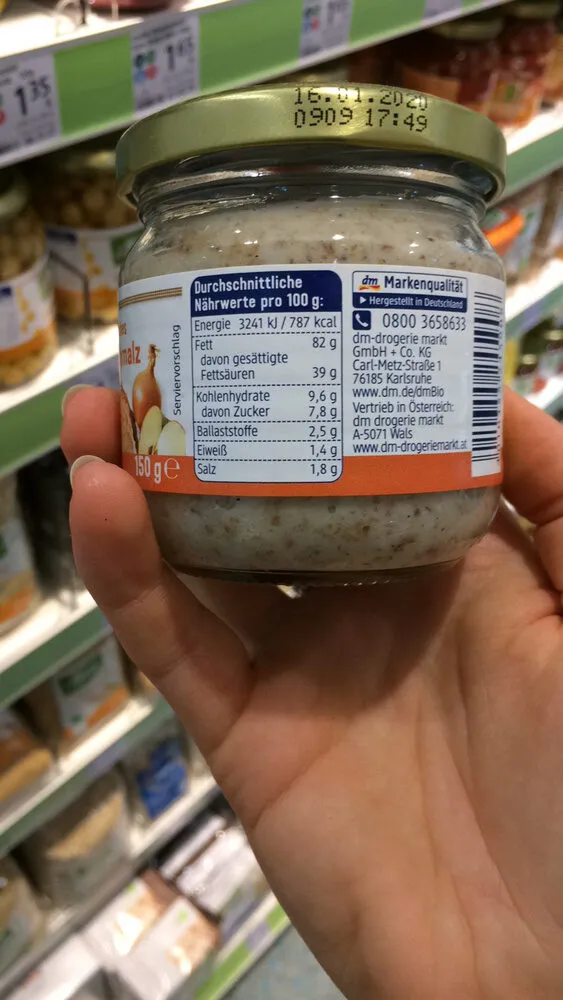 Vegetarisches Zwiebelschmalz