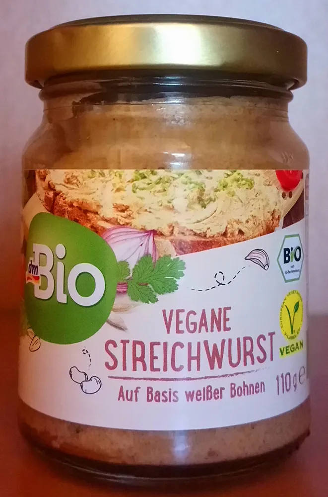 Vegetarische Leberwurst fein