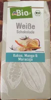 Weiße Schokolade Kokos, Mango & Maracuja