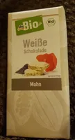 Weiße Schokolade Mohn