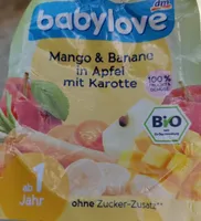 DM Babylove Mango & Banane In Apfel Mit Karotte