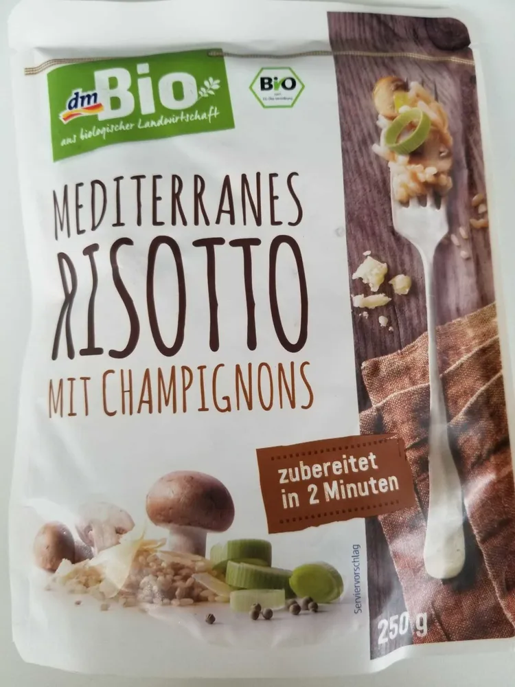 Mediterranes Risotto mit Champignons