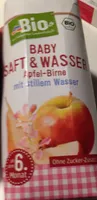 Baby saft and wasser
