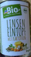 Linseneintopf mit Kartoffeln